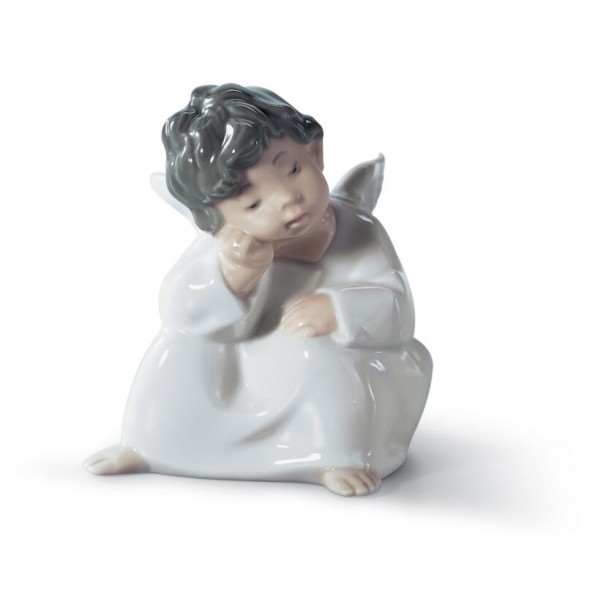 日本製造リヤドロ kneeling angel-mint LLADRO リヤドロ