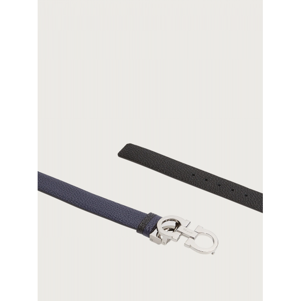 FERRAGAMO Reversible and adjustable Gancini belt