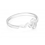 Tous -  Silver Fragile Nature snake Ring