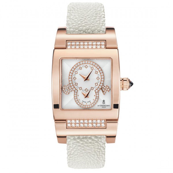 De Grisogono 18K White Gold Diamond Watch - ValueMax Jewellery
